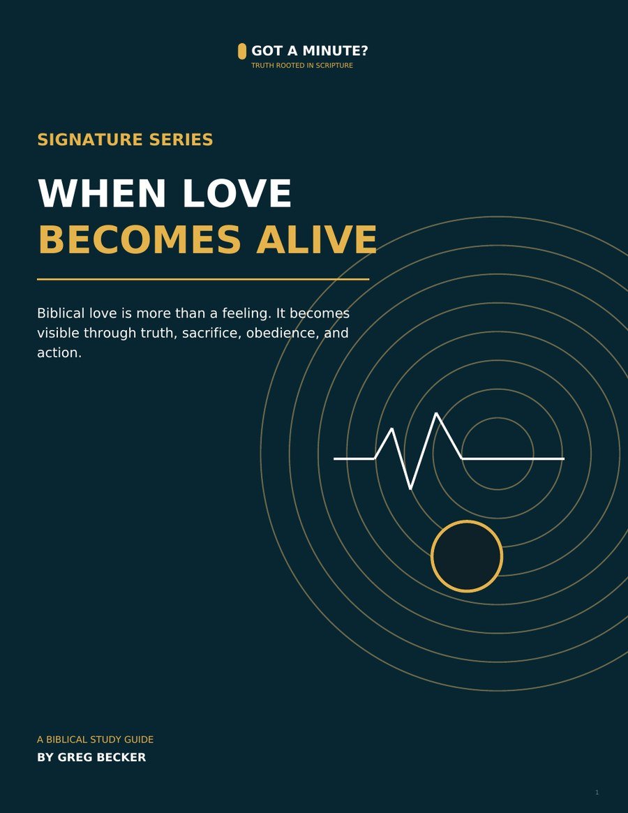 When Love Becomes Alive cover